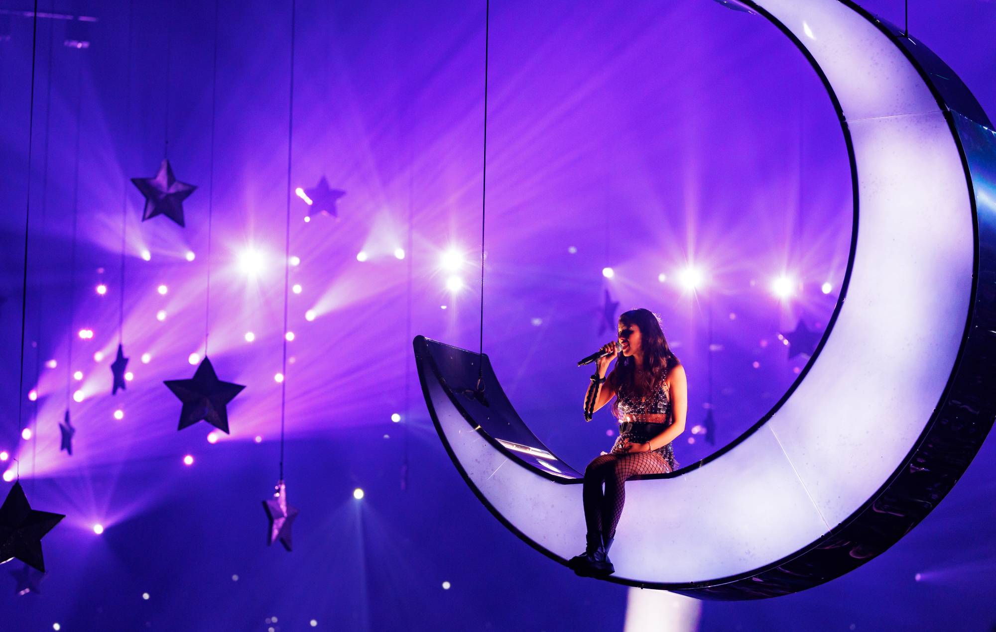Olivia Rodrigo performs onstage for the kick off of GUTS World Tour at Acrisure Arena on February 23, 2024 in Palm Springs, California.  (Photo by Christopher Polk/Billboard via Getty Images)