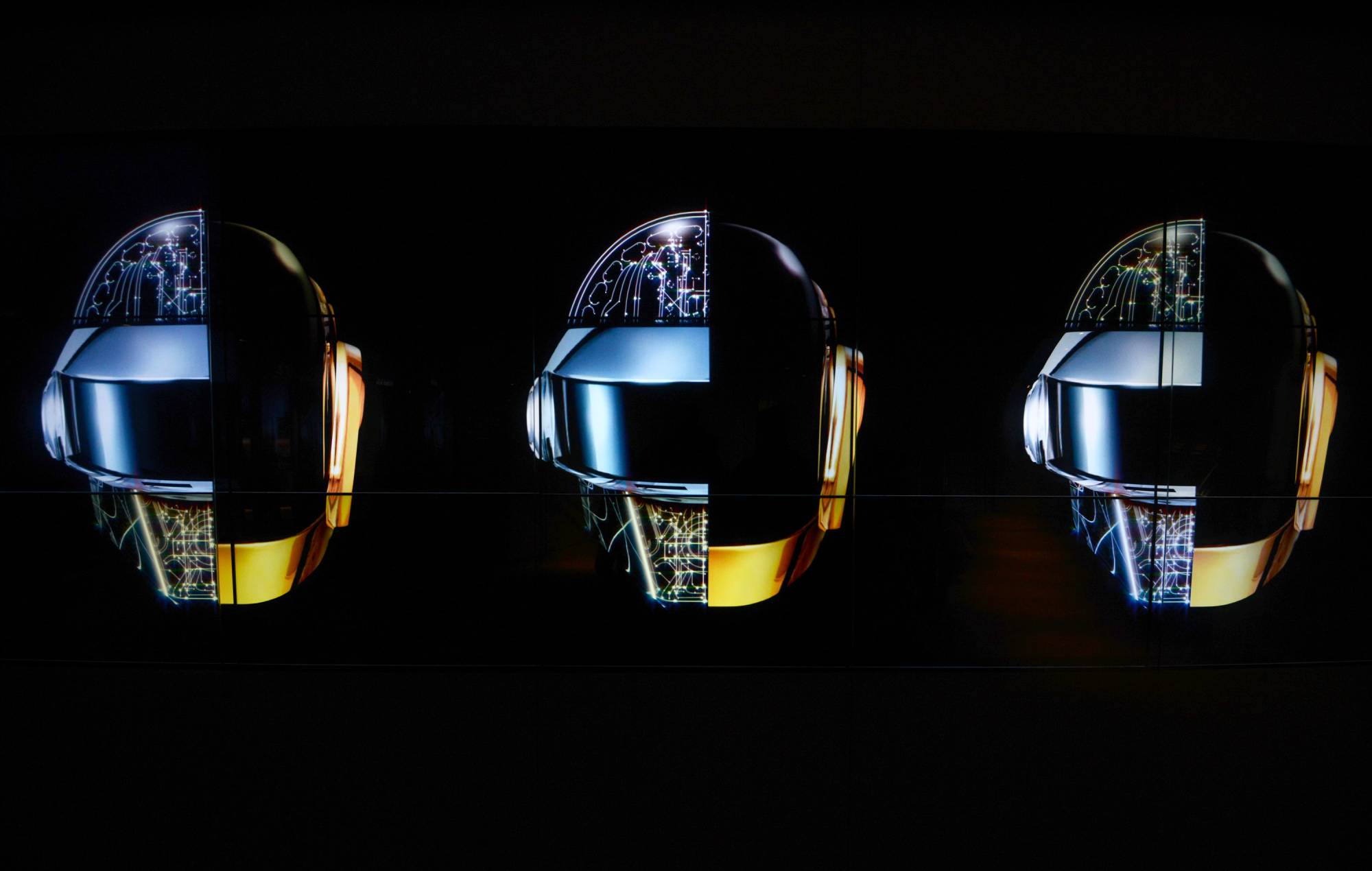 A general view of atmosphere ahead of a listening party for Daft Punk's new album 'Random Access Memories' at The Shard on May 13, 2013 in London, England. (Photo by Dave J Hogan/Getty Images)