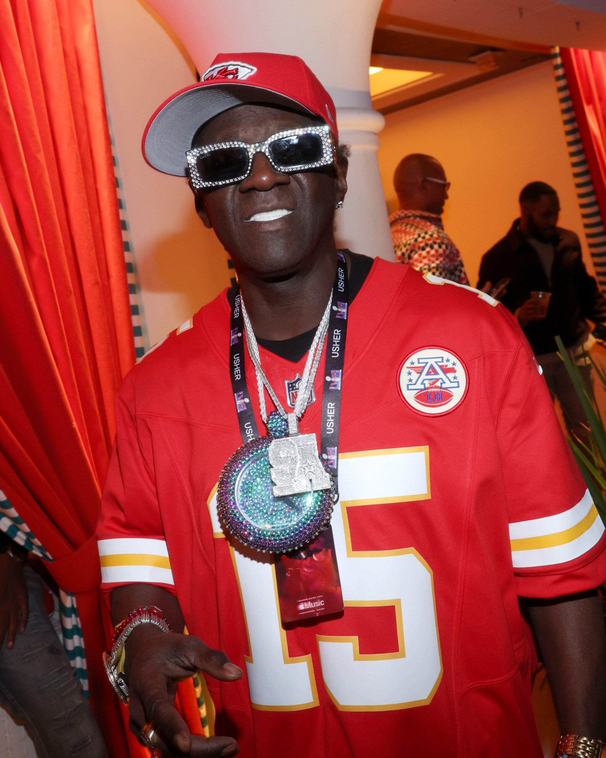 Flavor Flav at Flipper's Boogie Palace in Las Vegas. Photo credit: Rich Polk/Getty Images for Flipper's Roller Boogie Palace