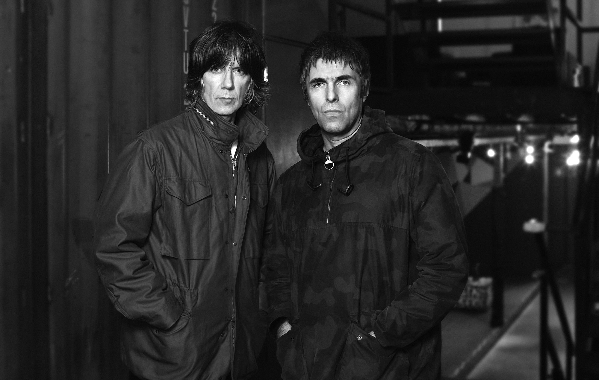 Liam Gallagher and John Squire