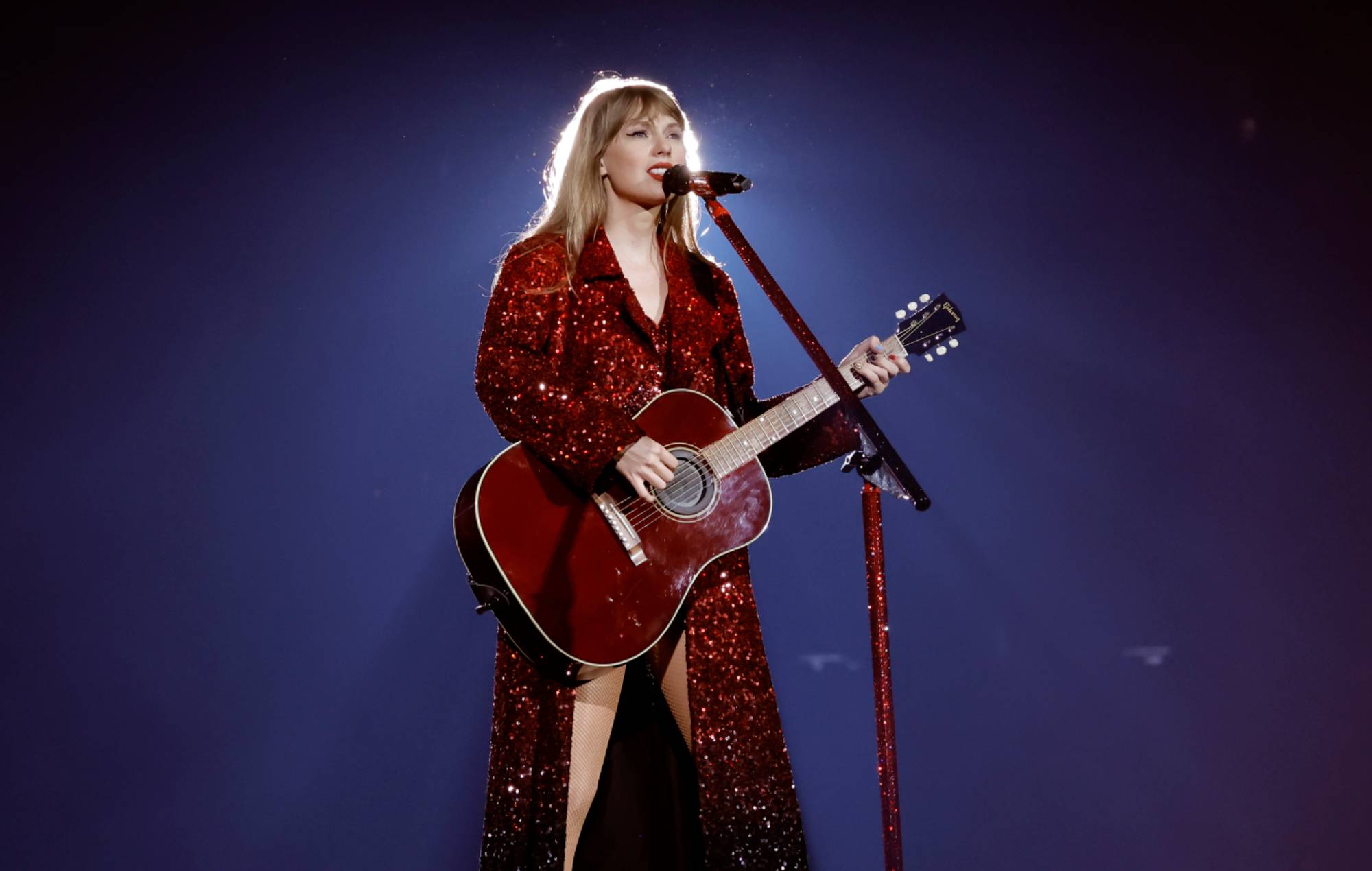 Taylor Swift performs onstage for the opening night of 