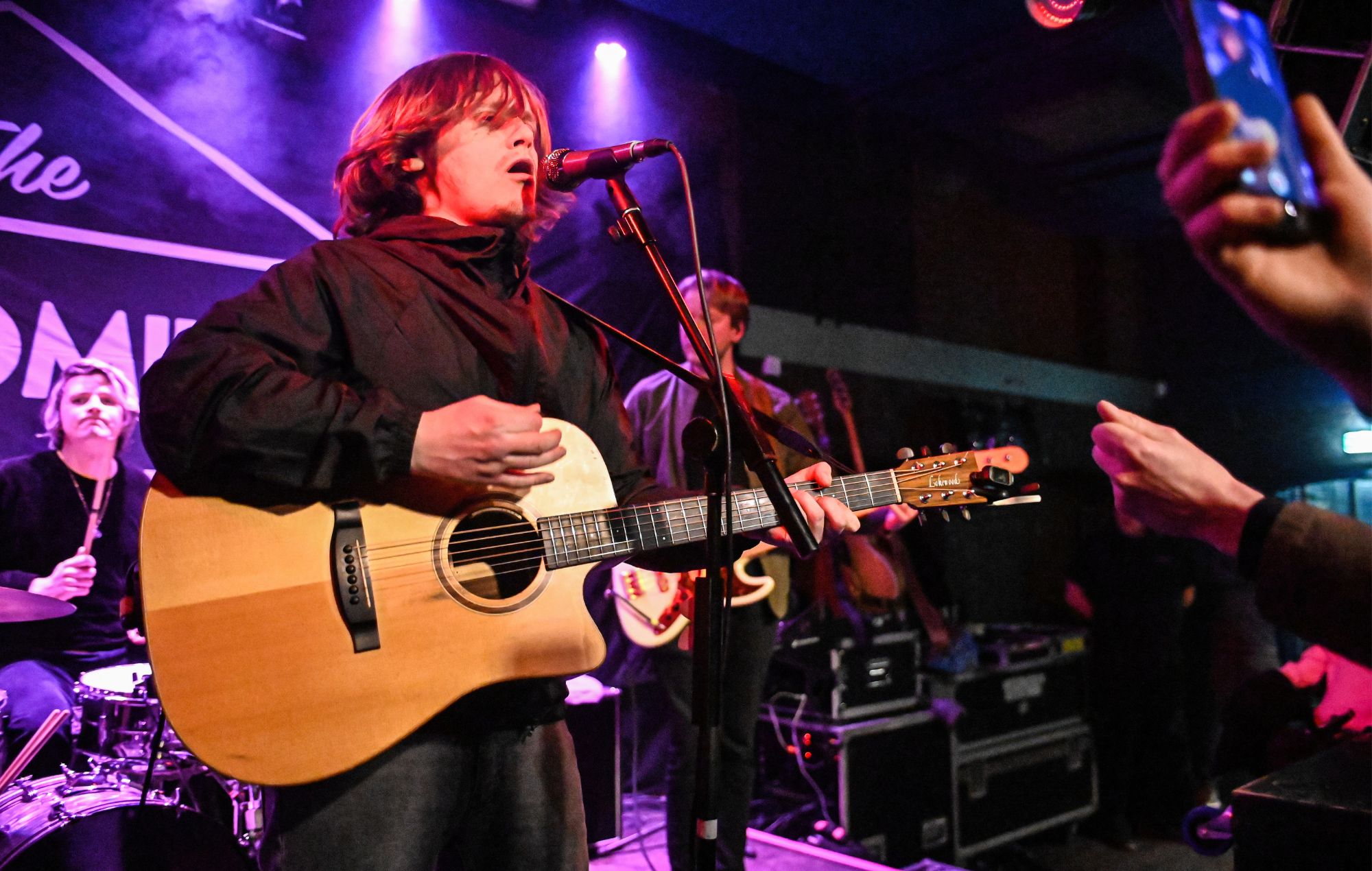 Jamie Webster performs live on stage at The Leadmill, Sheffield.