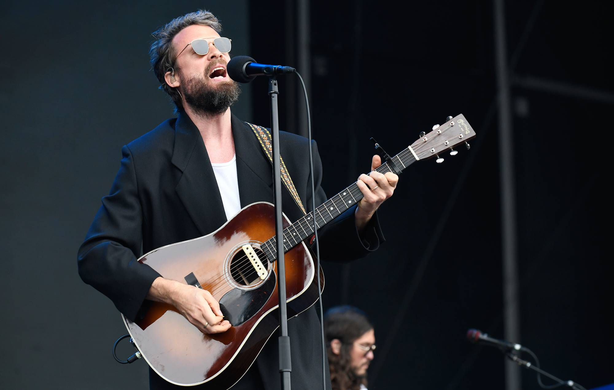 Father John Misty performing at 2023 Outside Lands Music Festival