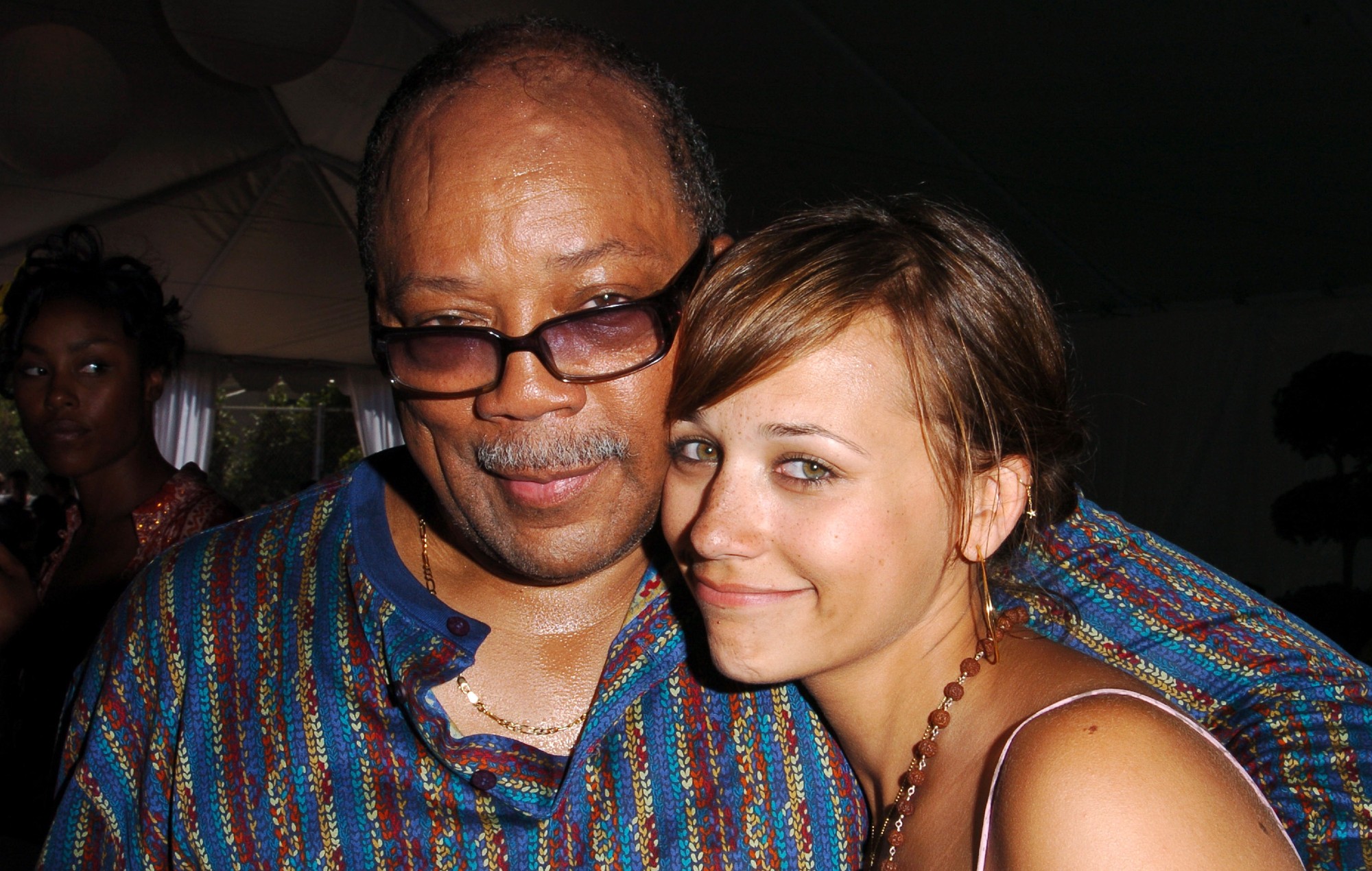 Quincy Jones and Rashida Jones