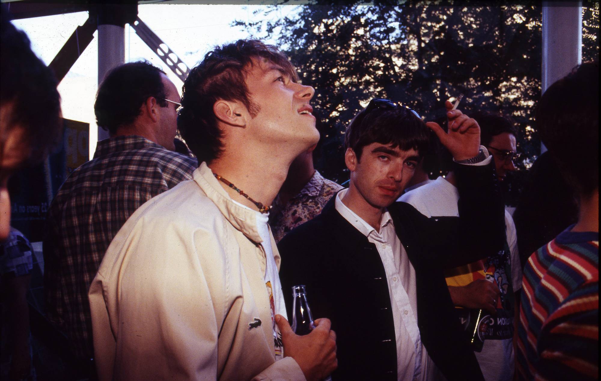 Noel Gallagher and Damon Albarn