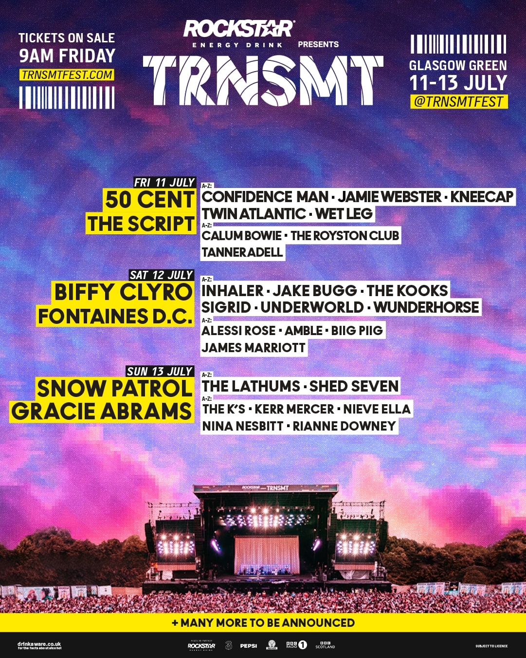 TRNSMT 2025 line-up