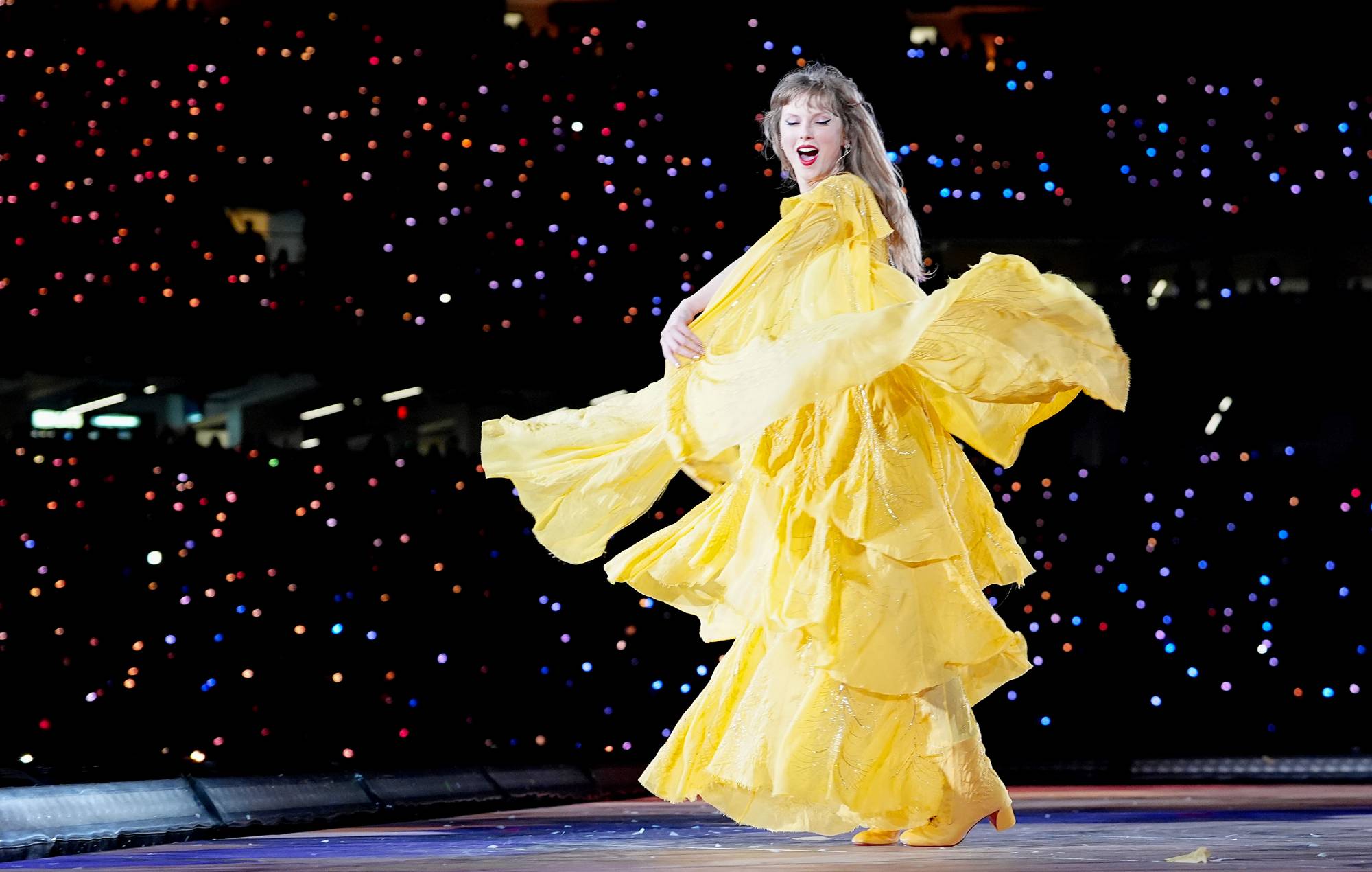 Taylor Swift performs onstage during 