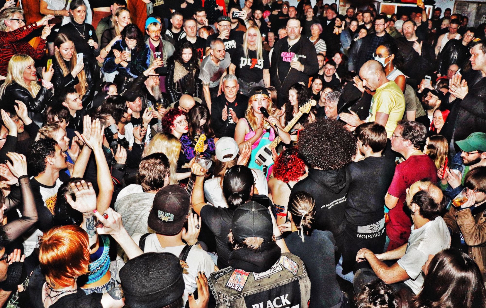 Lambrini Girls perform at MOTH Club.