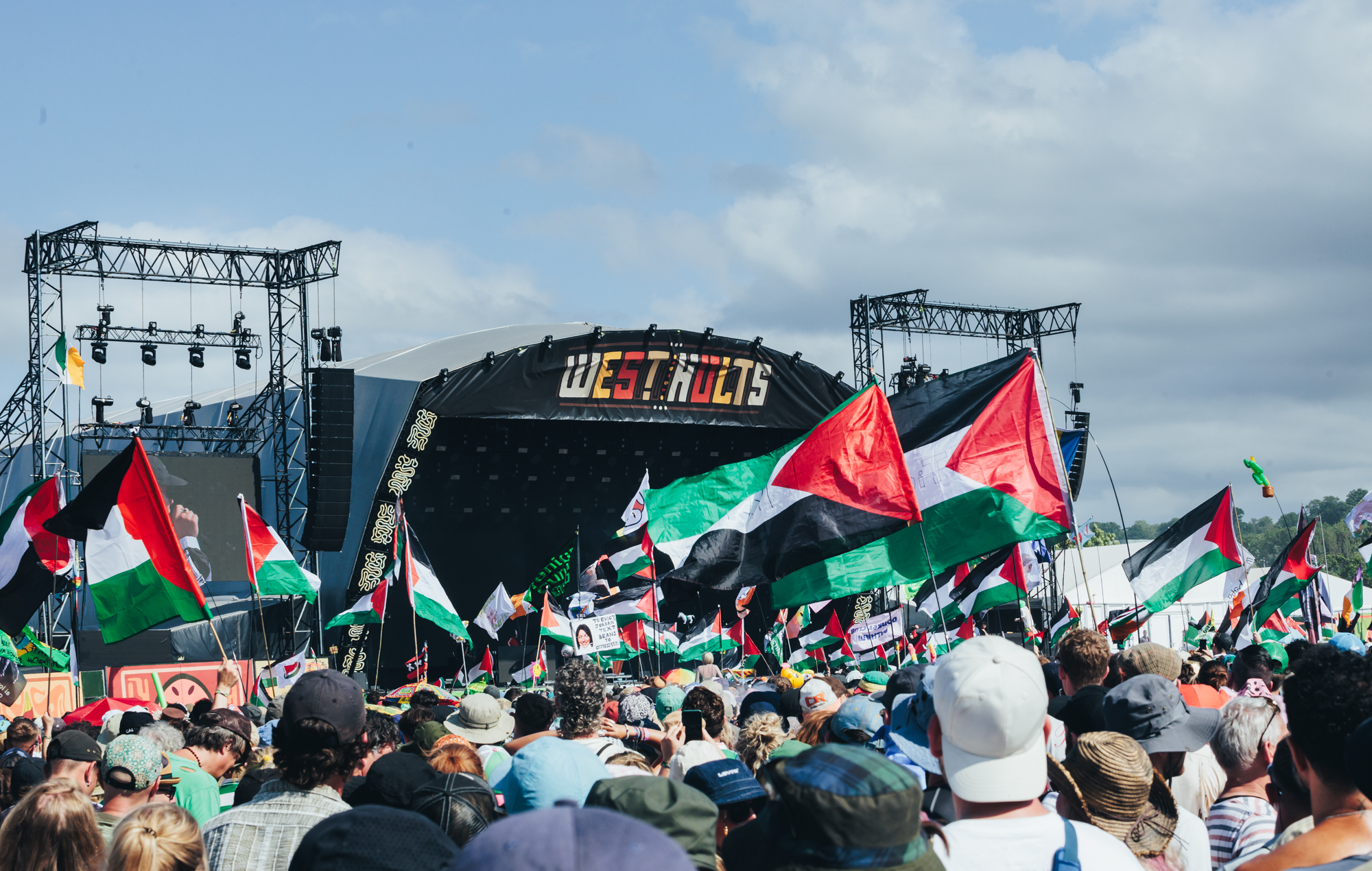 The West Holts stage at Glastonbury