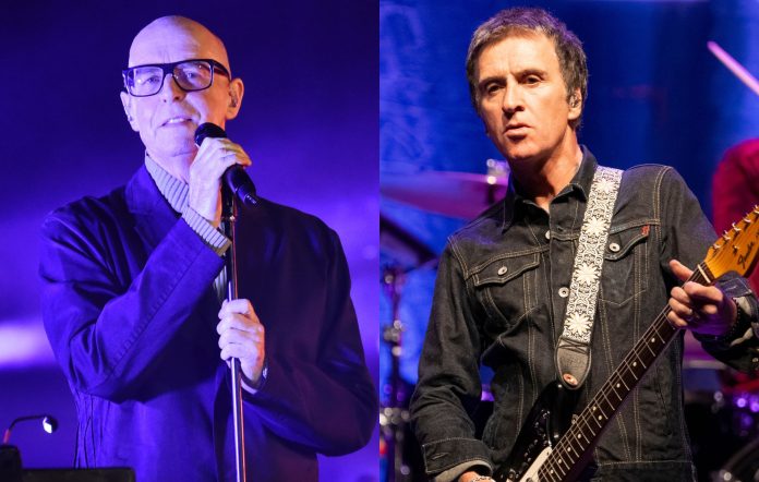 Neil Tennant of Pet Shop Boys and Johnny Marr