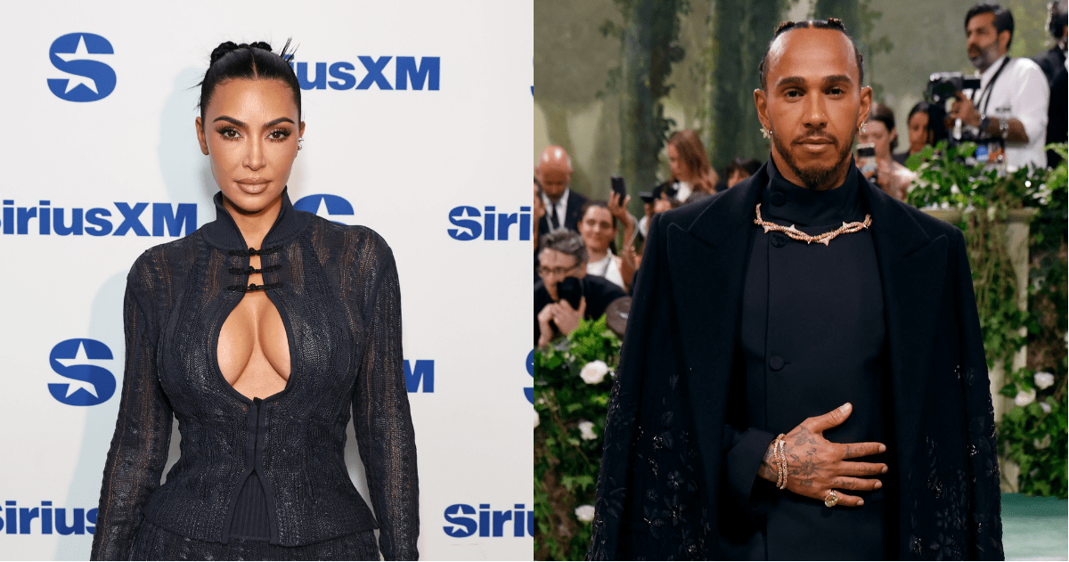 Kim Kardashian and Lewis Hamilton Go Instagram Official