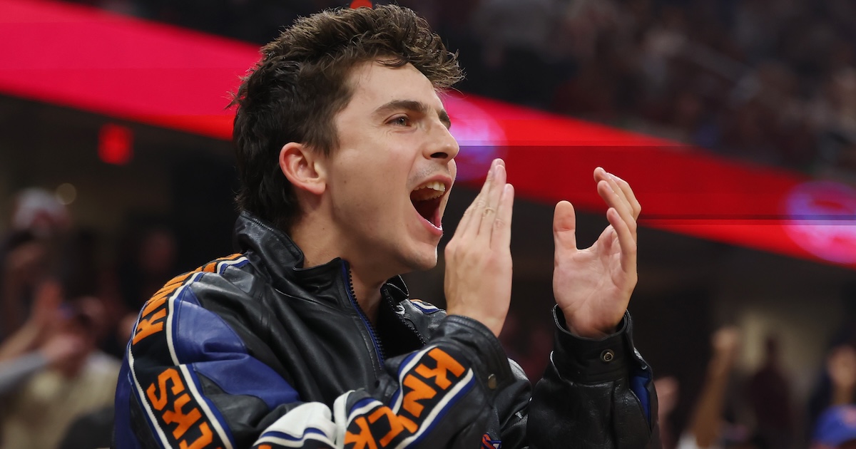 Will Timothée Chalamet Attend Every Knicks Finals Game? Polymarket Weighs In