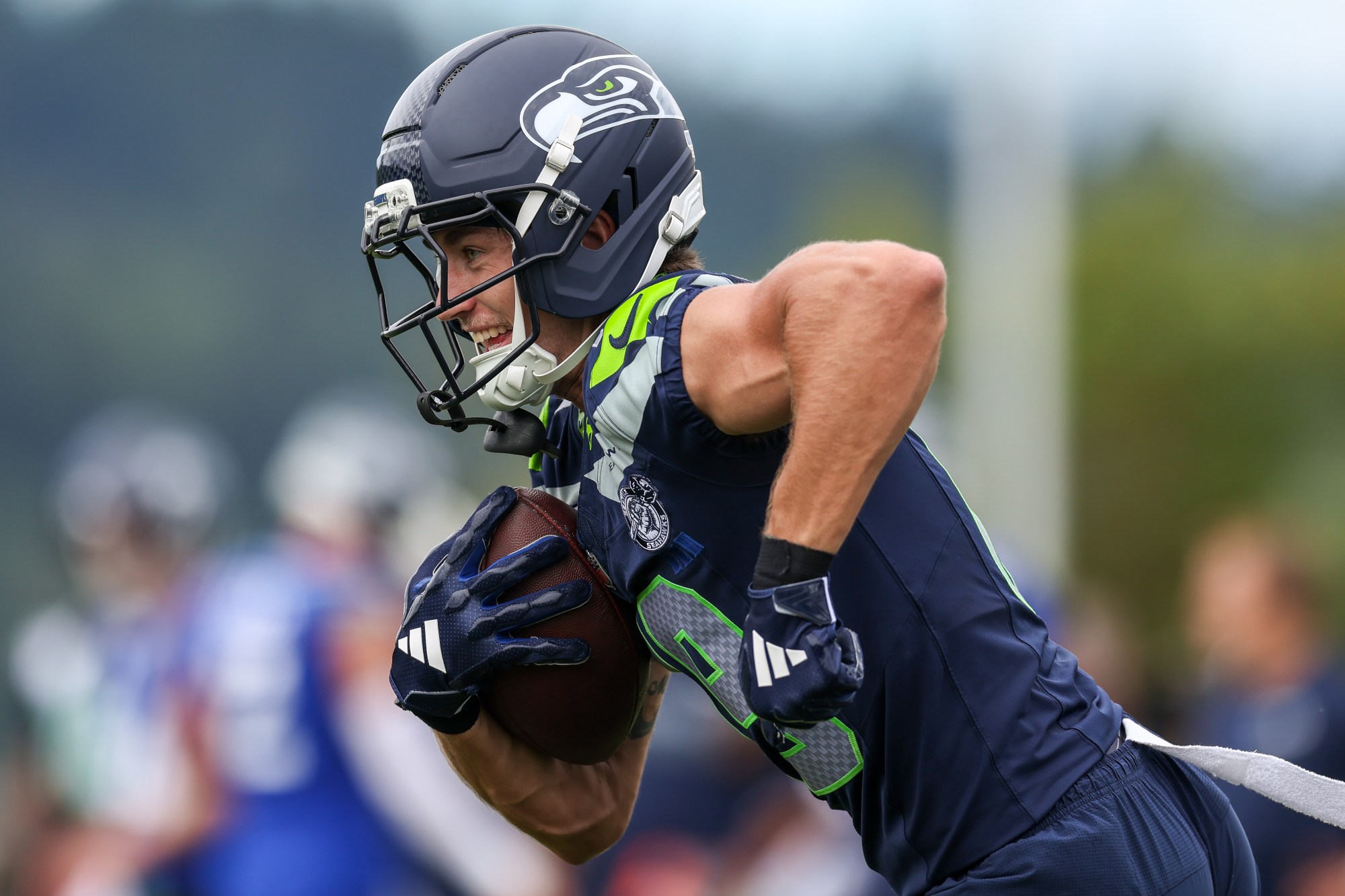 Seahawks Receiver Jake Bobo Carted Off With Serious Knee Injury