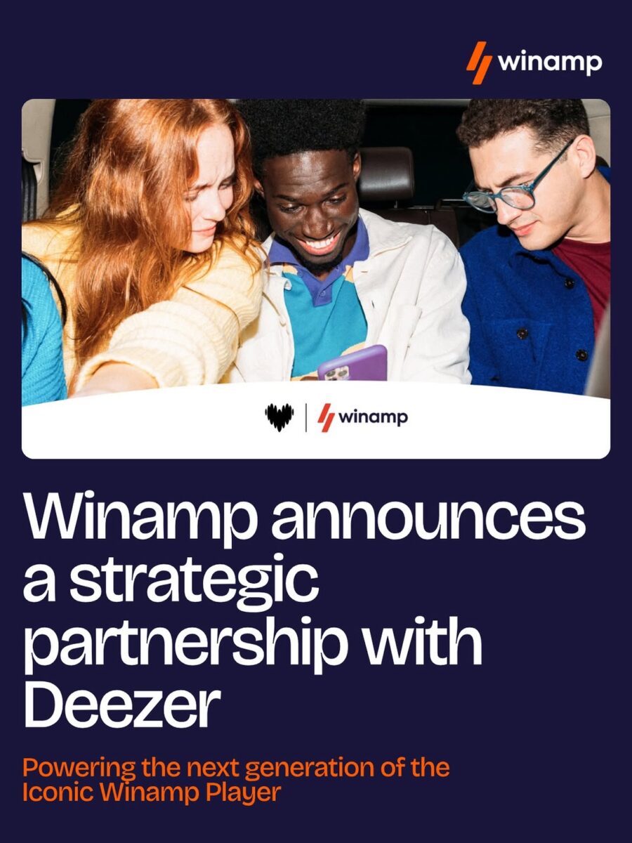 Winamp and Deezer Partnership
