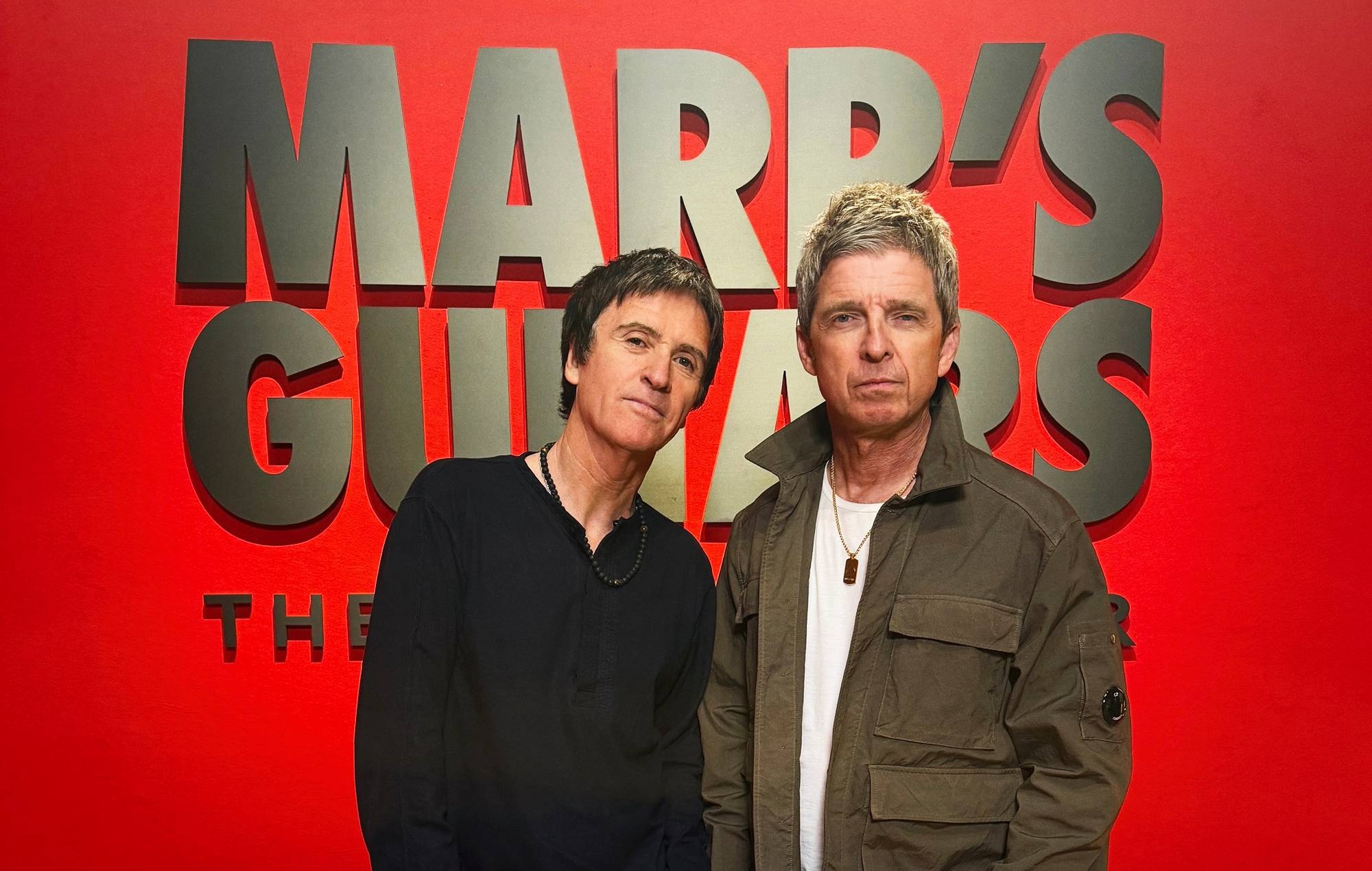 Johnny Marr and Noel Gallagher